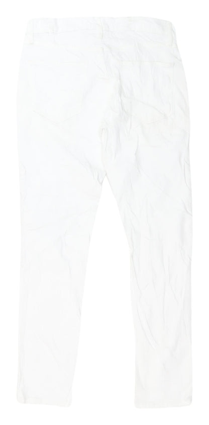 Marks and Spencer Men's White Skinny Jeans