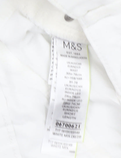 Marks and Spencer Men's White Skinny Jeans