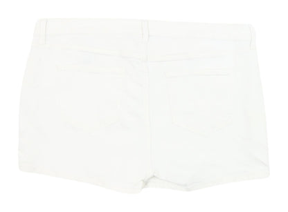 Marks and Spencer Women's White Chino Shorts Size 20