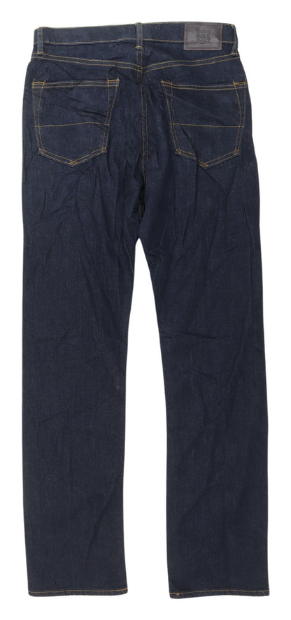 Marks and Spencer Men's Blue Straight Jeans 30