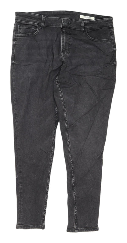 Womens UK Size 14 Marks and Spencer Slim Fit Skinny Black Jeans
