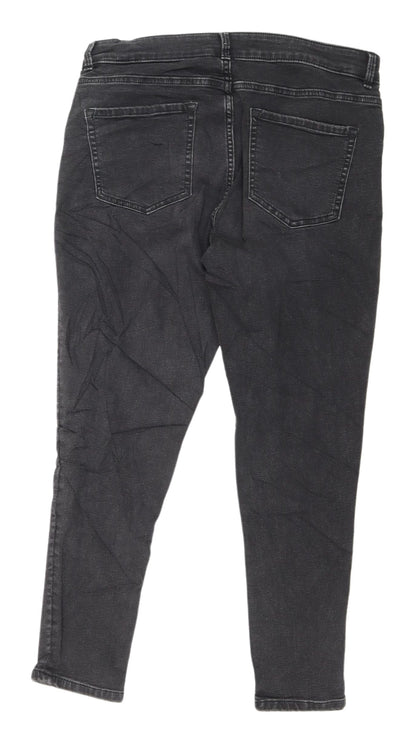 Womens UK Size 14 Marks and Spencer Slim Fit Skinny Black Jeans