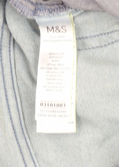 Marks and Spencer Men's Blue Slim Straight Jeans