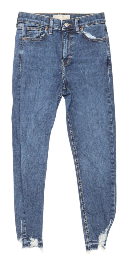 Topshop Women's Blue Skinny Jeans Size 6