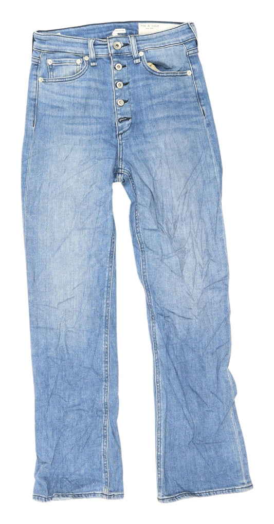rag & bone Women's Blue Straight Jeans Size 8