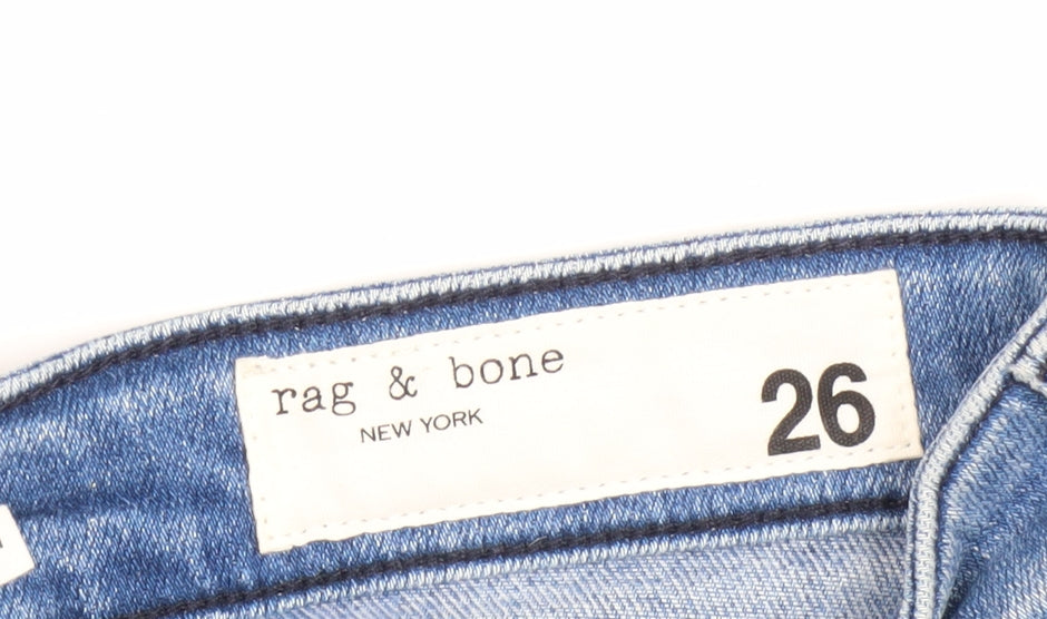 rag & bone Women's Blue Straight Jeans Size 8