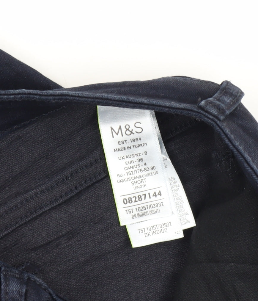 Womens UK Size 8 Marks and Spencer   Blue Jeans