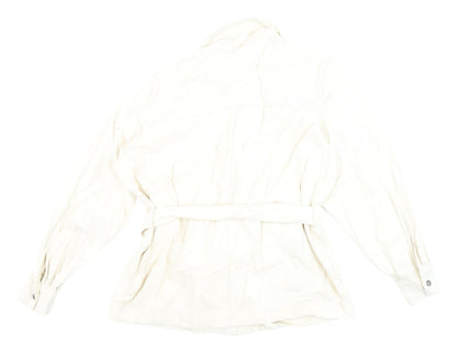 Womens UK Size 16 Marks and Spencer Ivory Basic Jacket