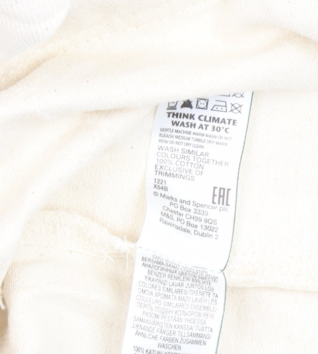 Womens UK Size 16 Marks and Spencer Ivory Basic Jacket