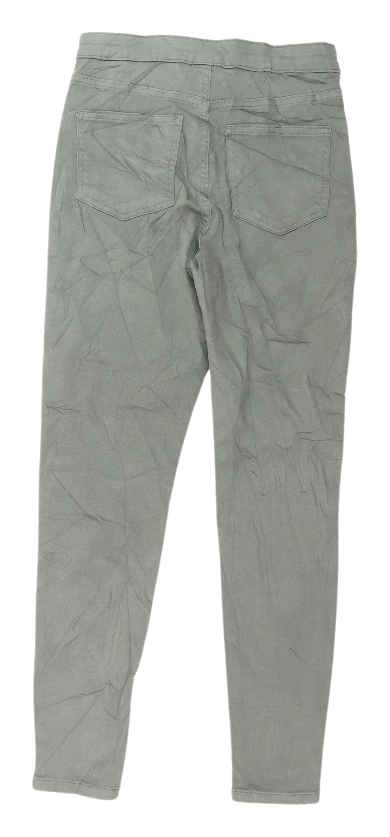 Womens UK Size 10 Marks and Spencer Regular Fit Skinny Green Jeans