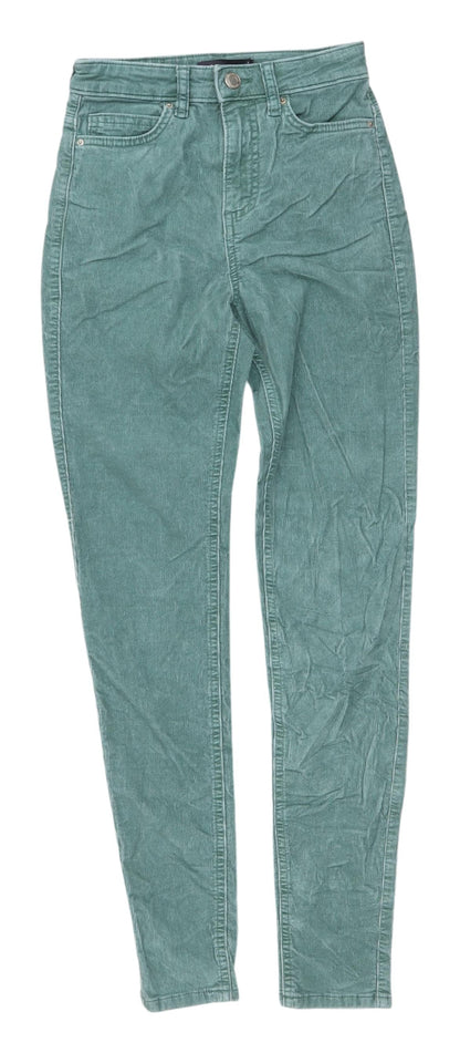 Womens UK Size 6 Marks and Spencer Slim Fit  Green Trousers