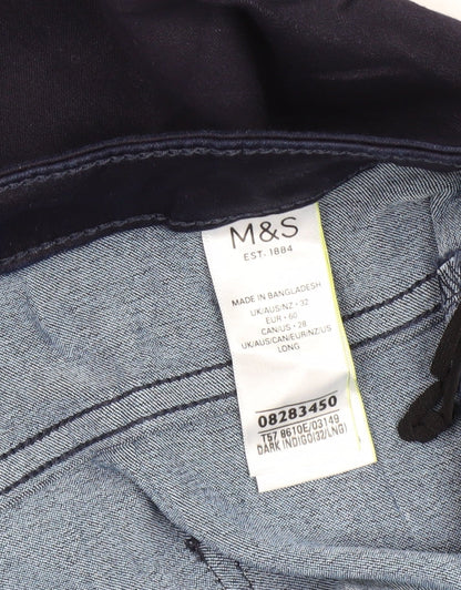 Womens UK Size 32 Marks and Spencer Slim Fit Skinny Blue Jeans