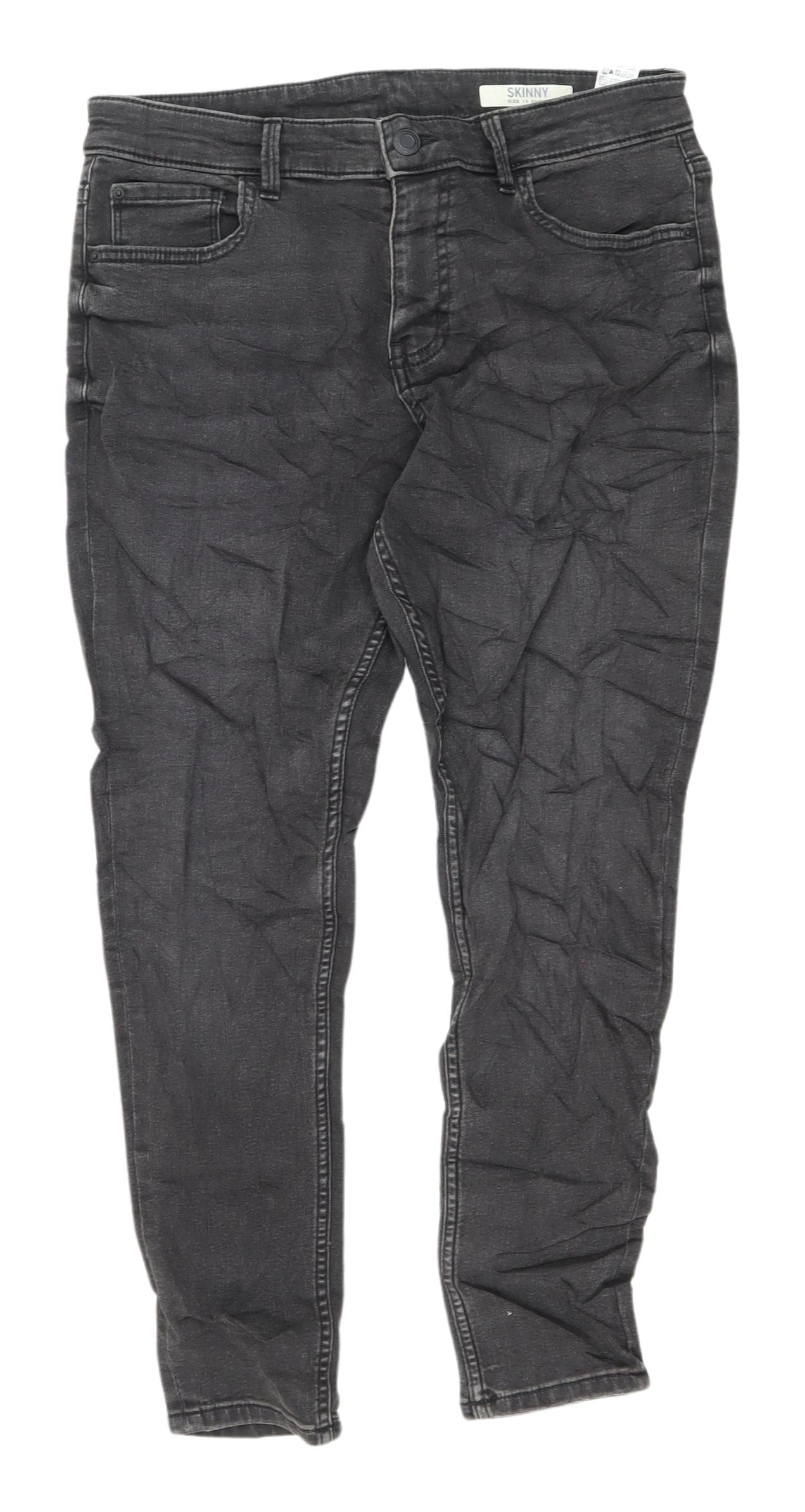 Womens UK Size 12 Marks and Spencer Regular Fit Skinny Black Jeans