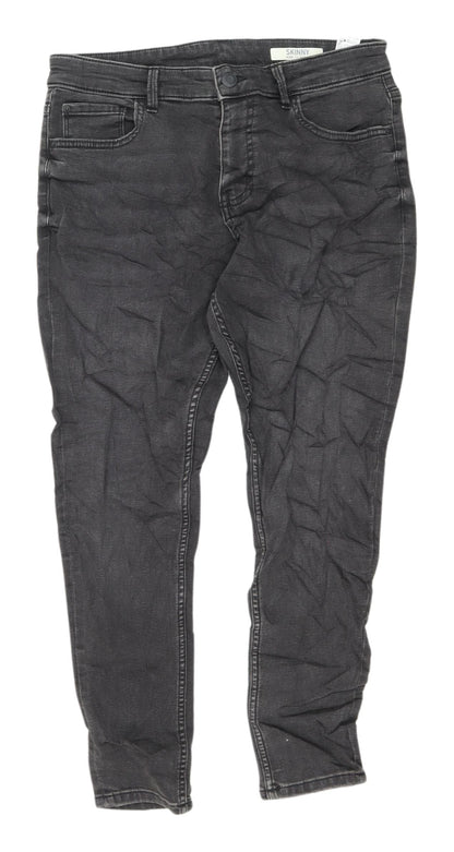 Womens UK Size 12 Marks and Spencer Regular Fit Skinny Black Jeans