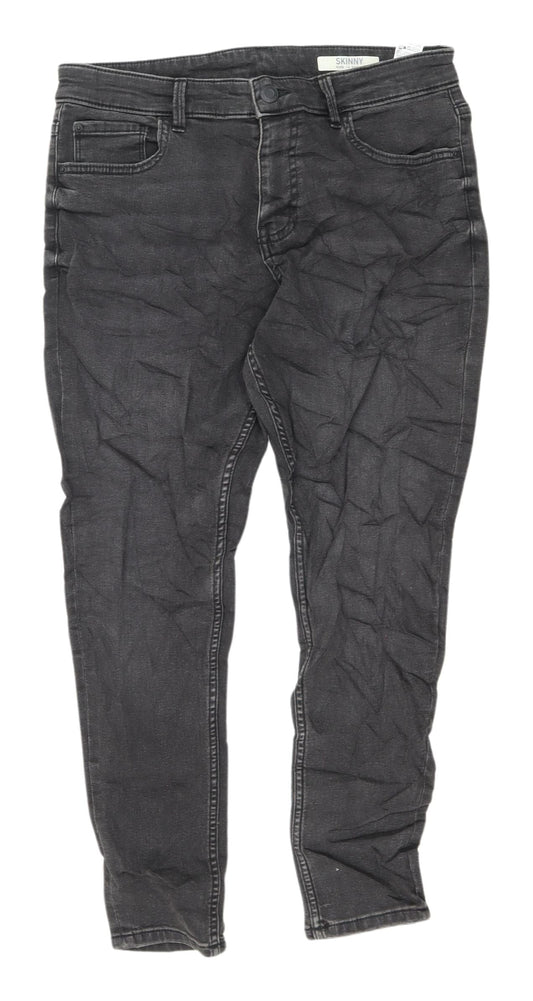 Womens UK Size 12 Marks and Spencer Regular Fit Skinny Black Jeans