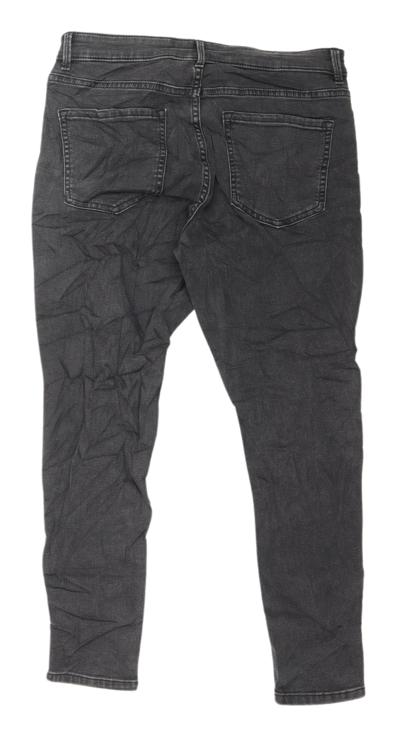 Womens UK Size 12 Marks and Spencer Regular Fit Skinny Black Jeans