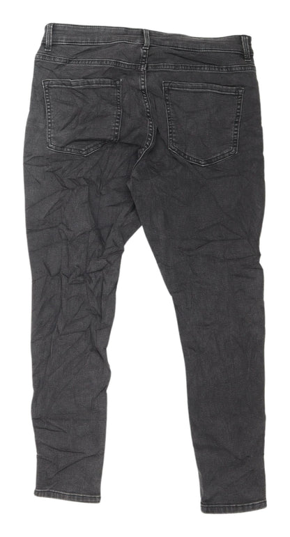 Womens UK Size 12 Marks and Spencer Regular Fit Skinny Black Jeans