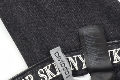Womens UK Size 4 H&M Slim Fit Ankle Black Jeans