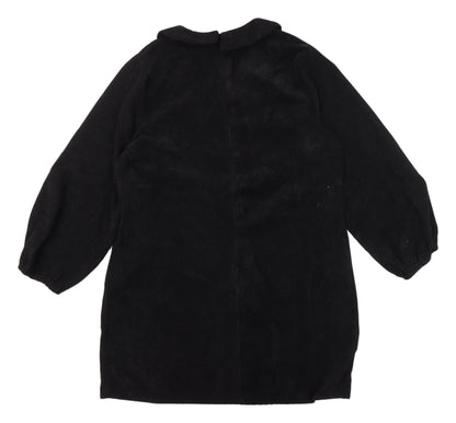 Boohoo Women's Black Collared Dress Size 16