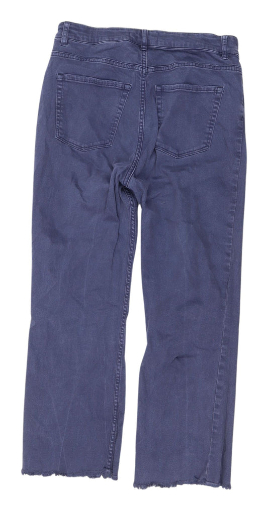Womens UK Size 14 H&M Regular Fit Straight Blue Jeans