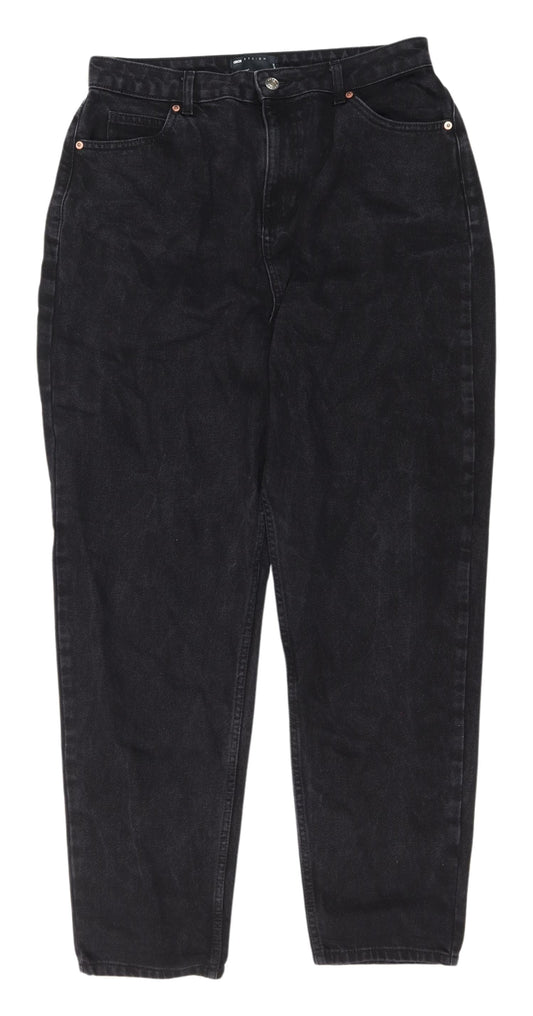 Womens UK Size 32 ASOS Design Regular Fit Straight Black Jeans