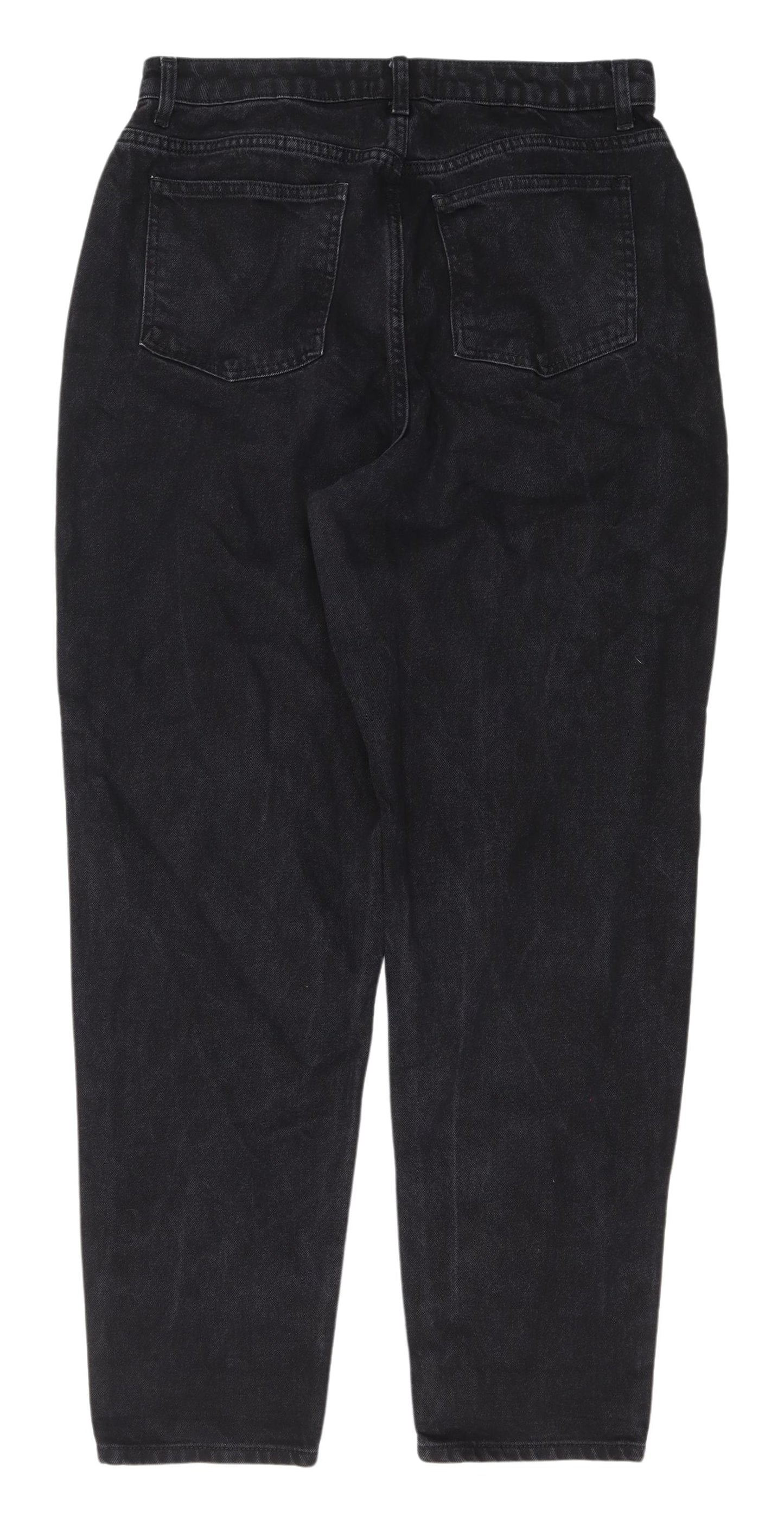 Womens UK Size 32 ASOS Design Regular Fit Straight Black Jeans