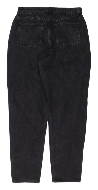 Womens UK Size 32 ASOS Design Regular Fit Straight Black Jeans