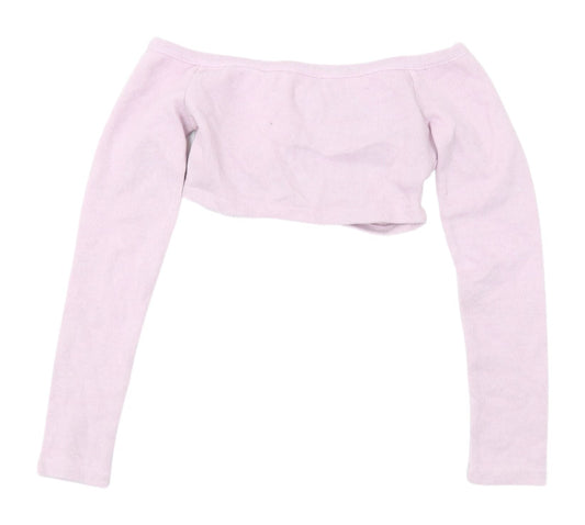 Womens UK Size S Zara Pink Cardigan Jumper