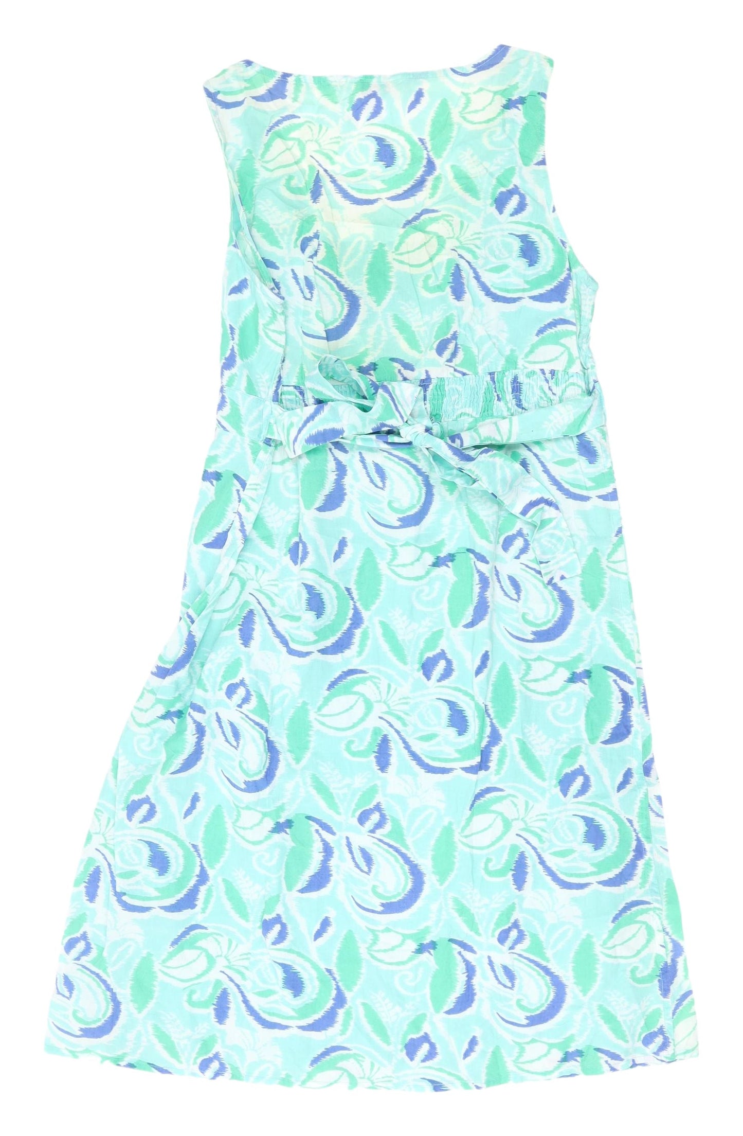 M&Co Women's Multicoloured Sleeveless Beaded Dress 16