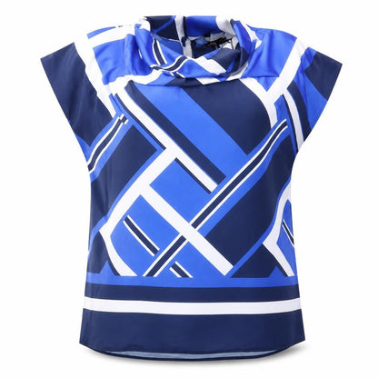 Womens UK Size M Zara Blue Tunic Blouse