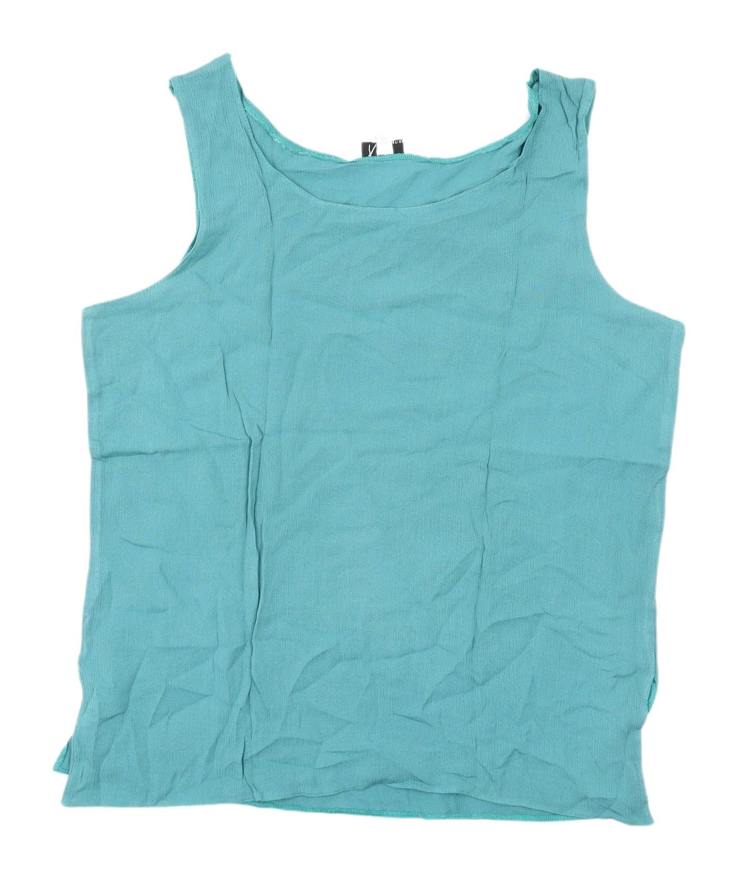 Klass Women's Green Tank Top, Size 14, Casual Spring Wear