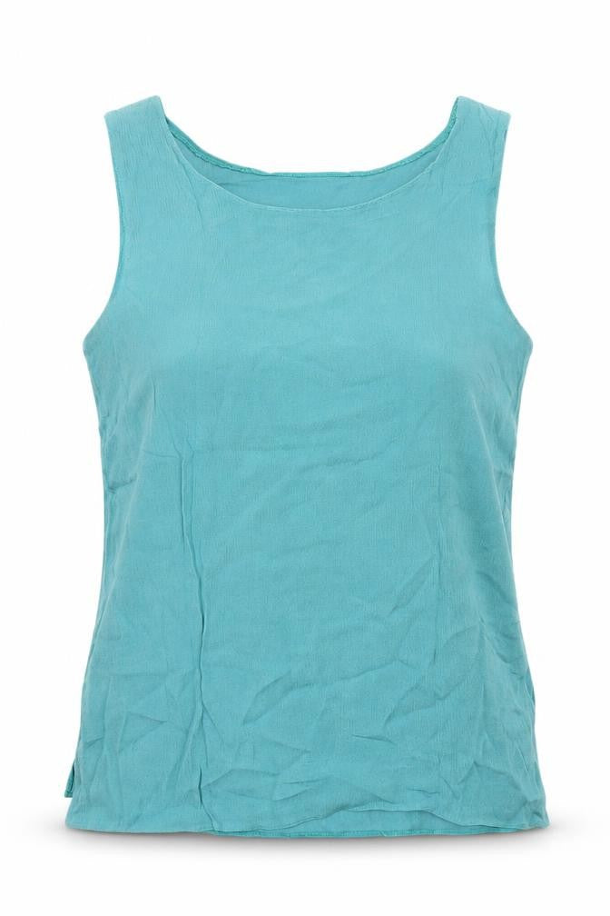 Womens UK Size 14 Klass Collection Green Basic Tank