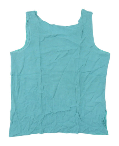 Klass Women's Green Tank Top, Size 14, Casual Spring Wear