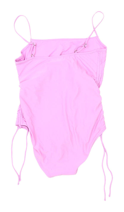 No Boundaries Women's Pink One Piece Swimsuit Size 8