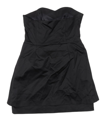 Coast Women's Black Strapless Bow Dress - Size 12