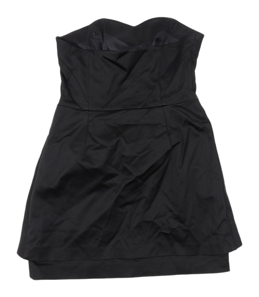 Coast Women's Black Strapless Bow Dress - Size 12