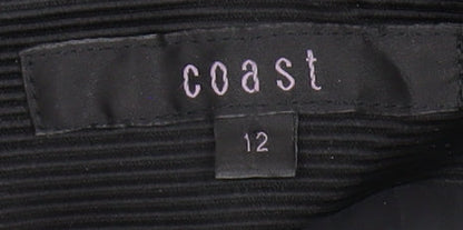 Coast Women's Black Strapless Bow Dress - Size 12