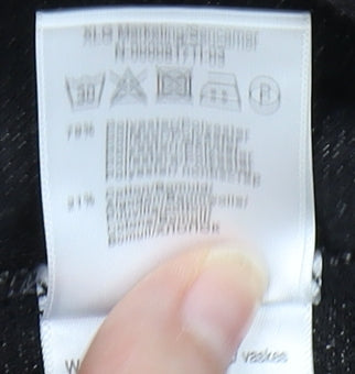 b.young Women's Grey Coatigan S Regular Open Knit