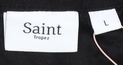 Saint Tropez Women’s Black Sleeveless Dress L