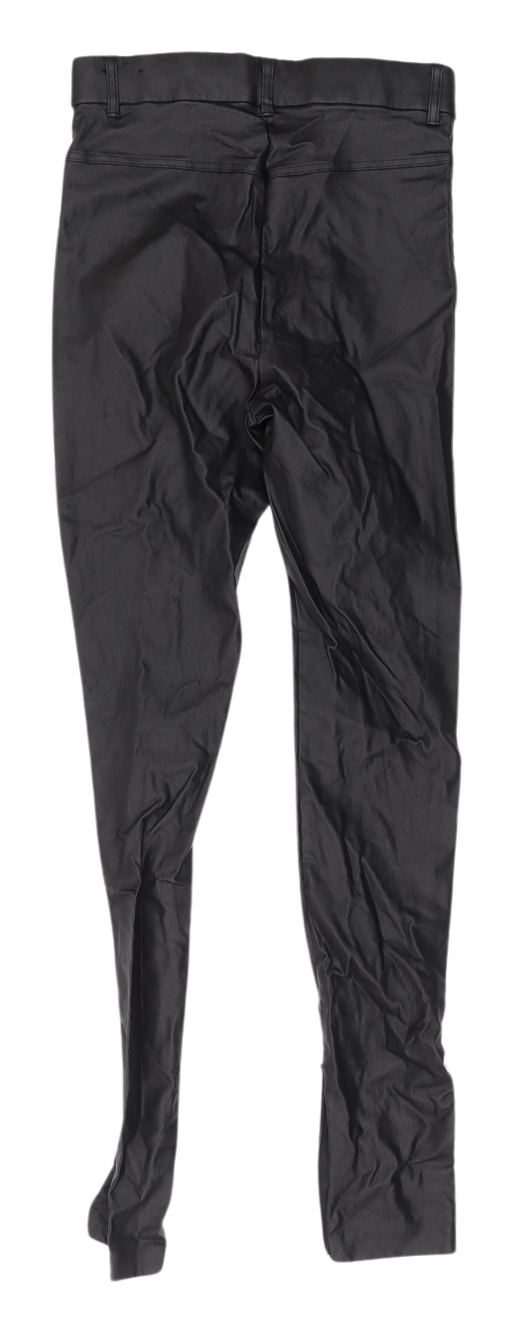 Womens UK Size S Zara Slim Fit Jegging Black Trousers
