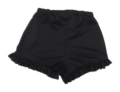PrettyLittleThing Women's Black Ruffle Shorts Size 8