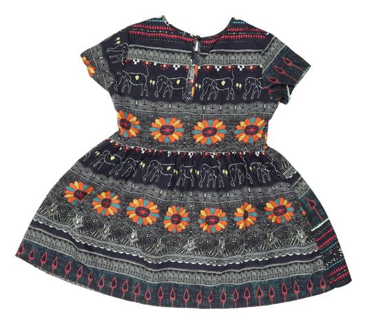 Staring At Stars Women's Multicoloured L Fit & Flare Dress