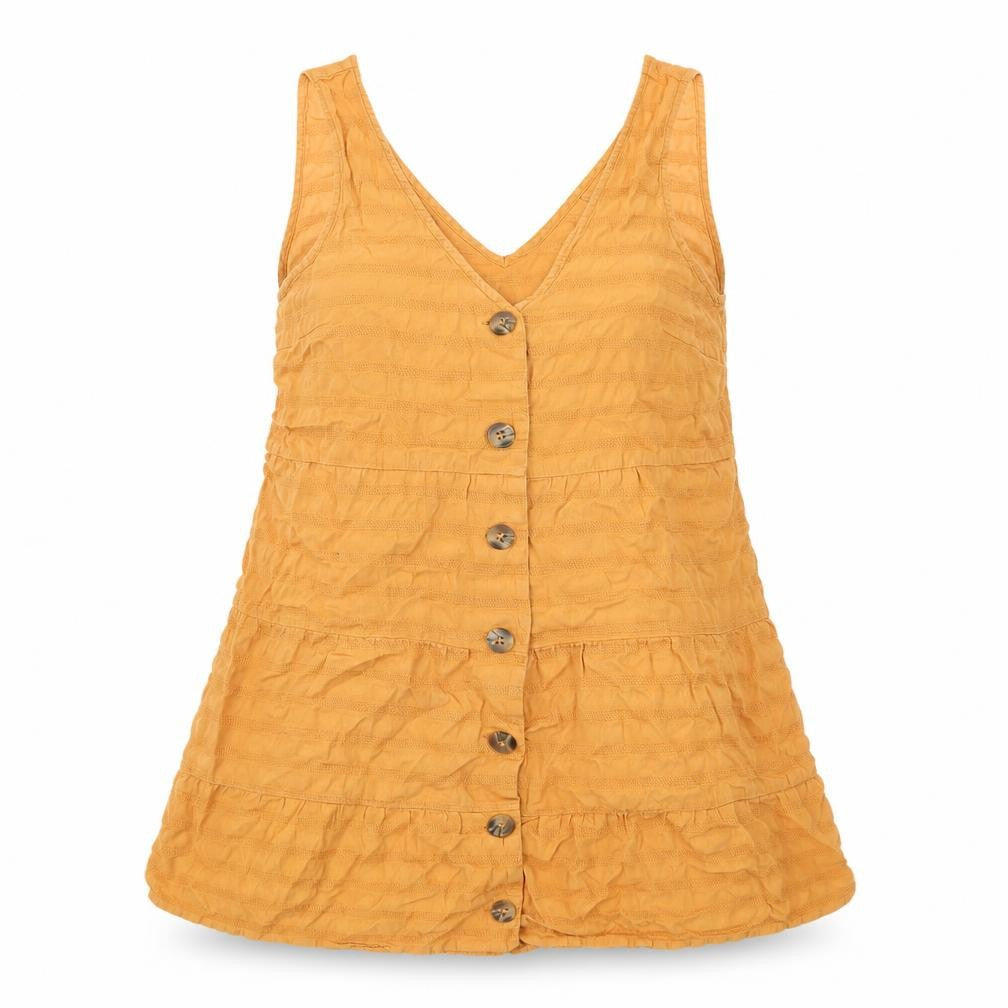 Womens UK Size 12 ASOS Orange Tunic Blouse