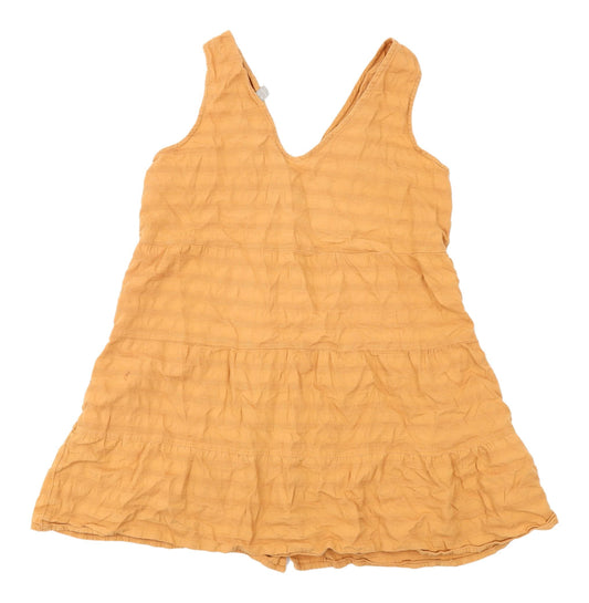 Womens UK Size 12 ASOS Orange Tunic Blouse