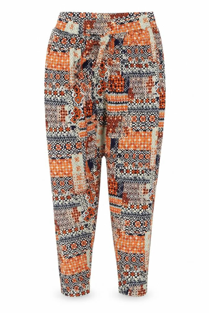 M&Co Women's Multicoloured Cropped Trousers Size 12