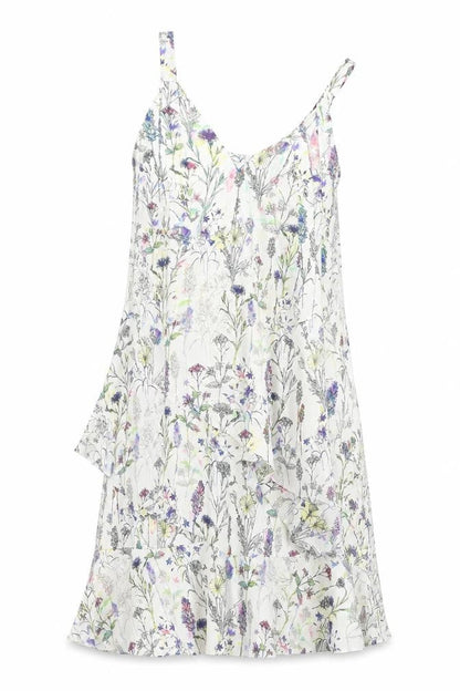 H&M Women's Multicoloured Floral Slip Dress
