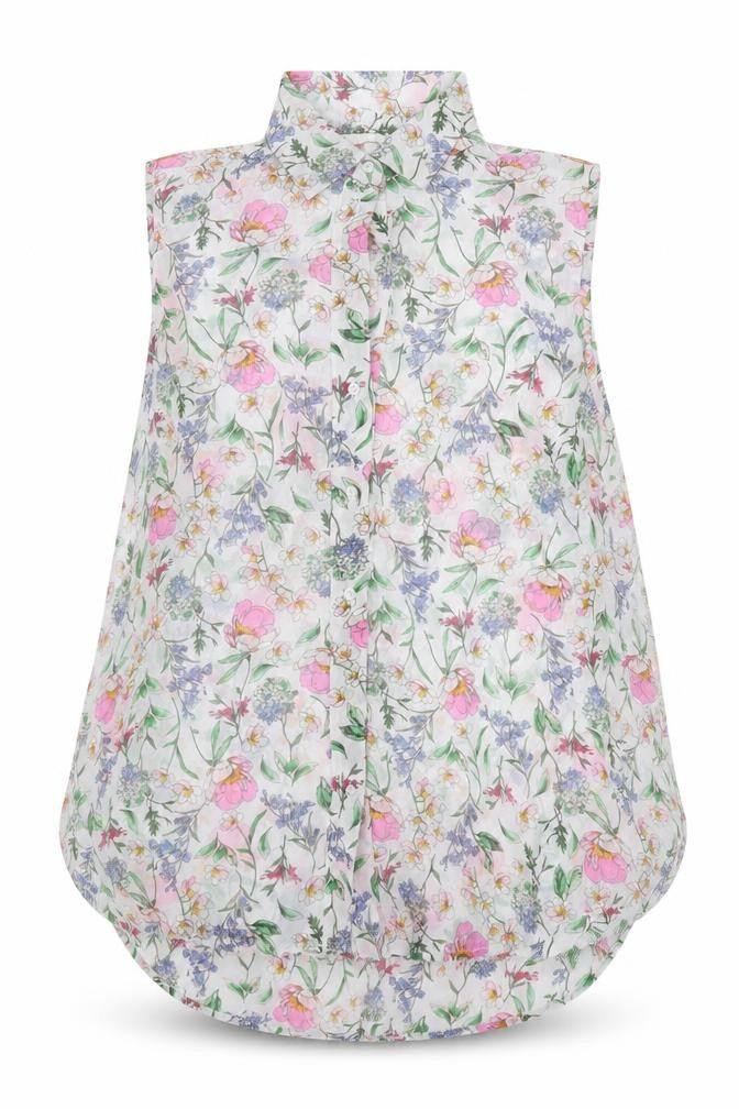 Womens UK Size 8 H&M Multicoloured Basic Blouse