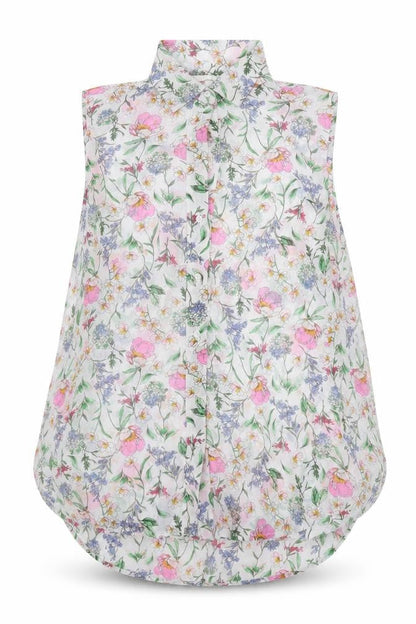 Womens UK Size 8 H&M Multicoloured Basic Blouse