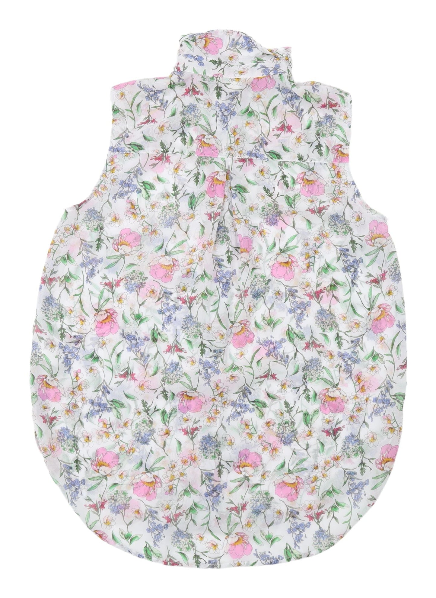 Womens UK Size 8 H&M Multicoloured Basic Blouse