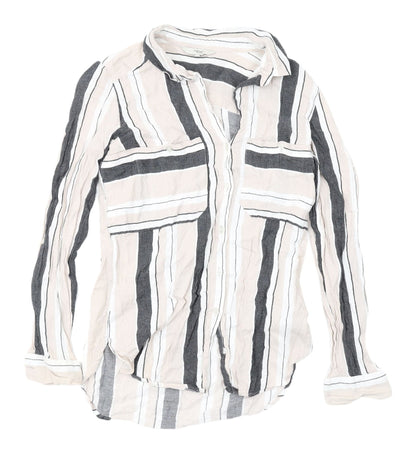 Womens UK Size 8 NEXT Multicoloured Basic Button-Up